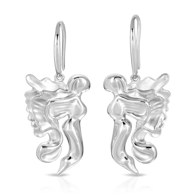 Divine Reality Collection Angel Silver Earrings