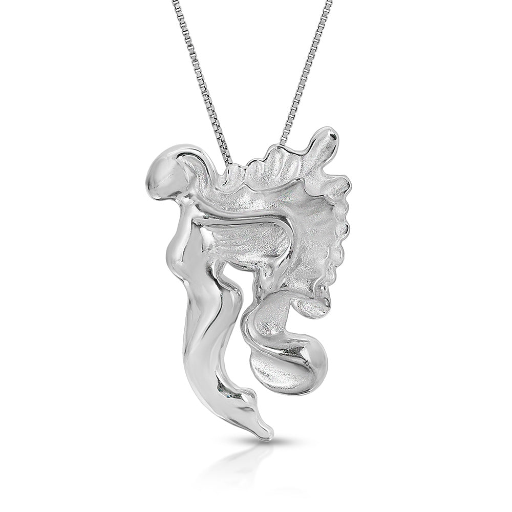 Divine Reality Collection Silver Angel Pendant