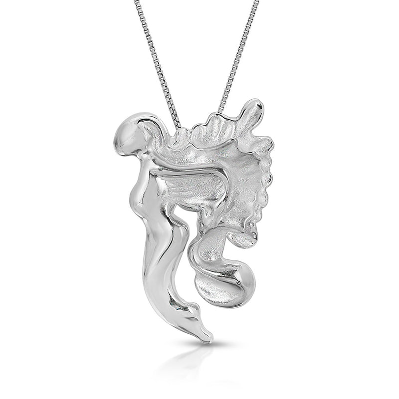 Divine Reality Collection Silver Angel Pendant